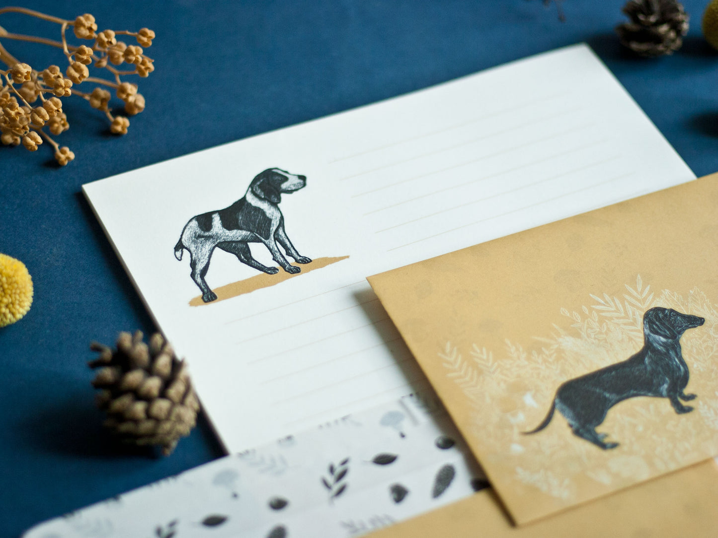 Briefpapier Set Hunde