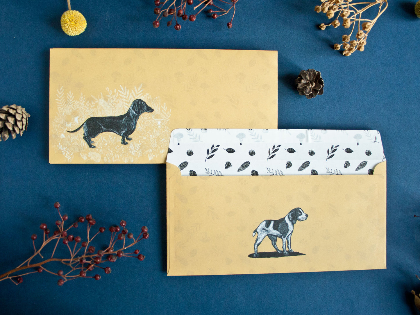 Set Briefumschläge Hunde