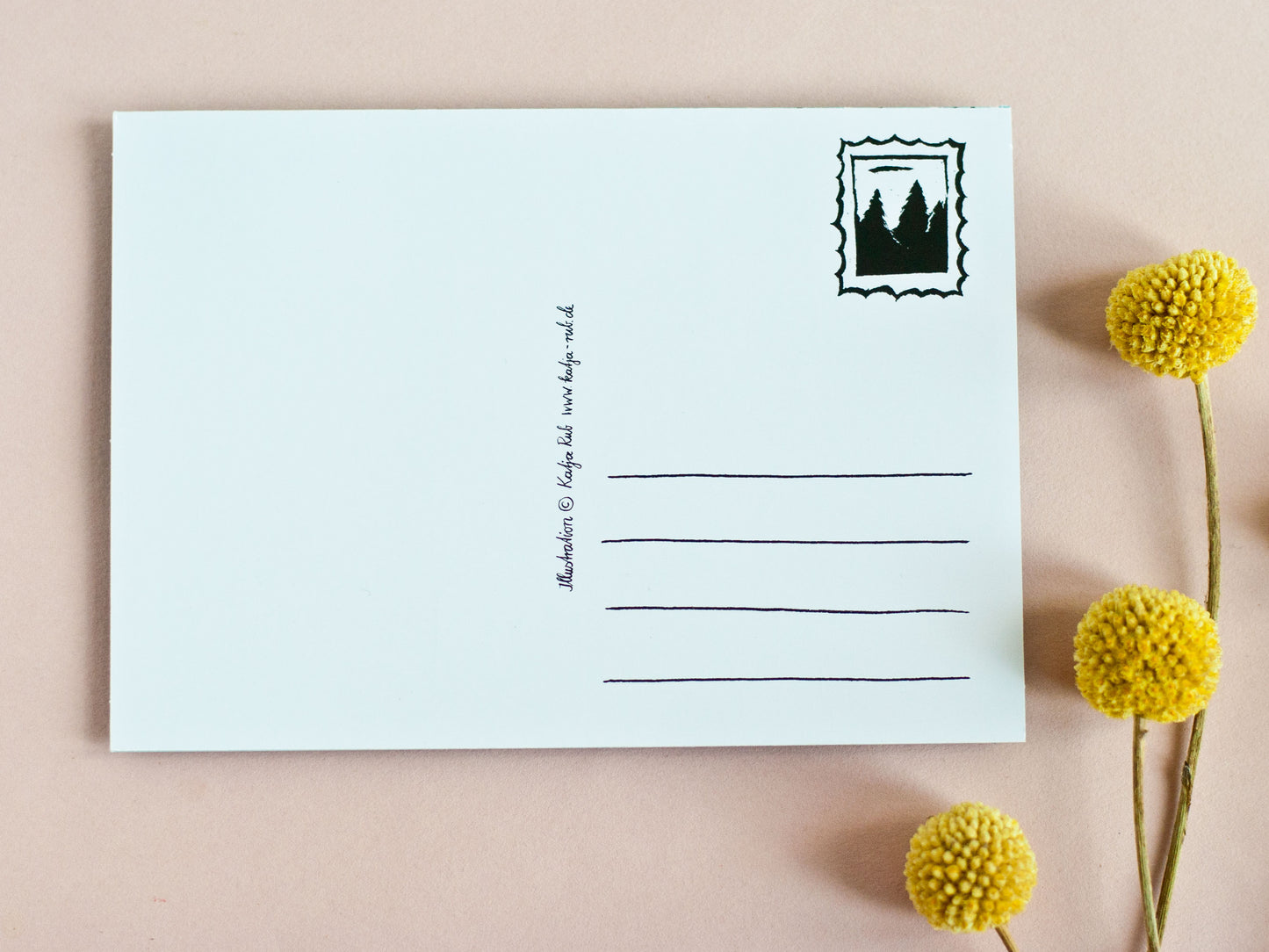 Adventskalender Postkarte Waldtiere A6