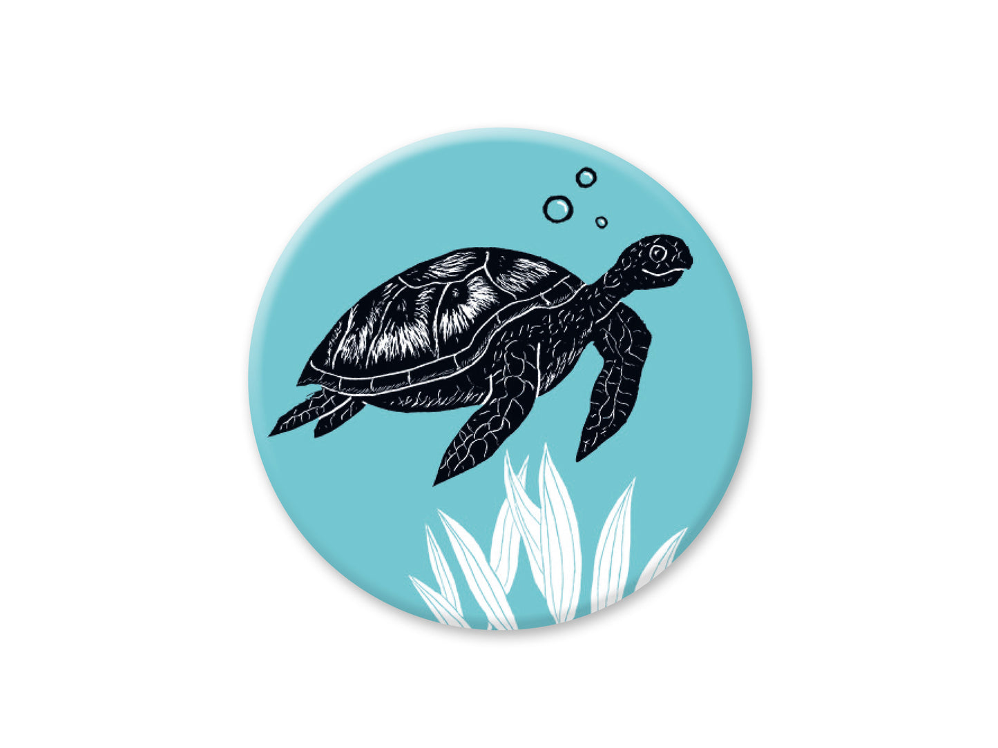 Runder Magnet Schildkröte