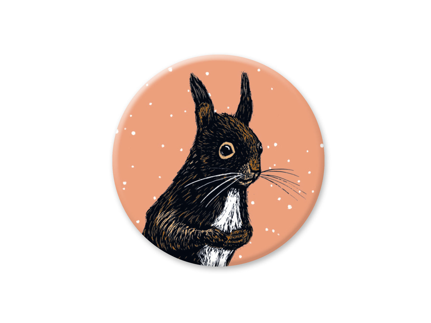 Runder Magnet Eichhörnchen