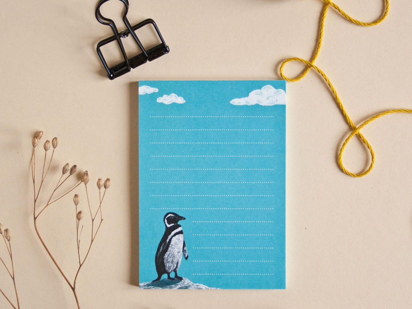 Notizblock A7 Pinguin