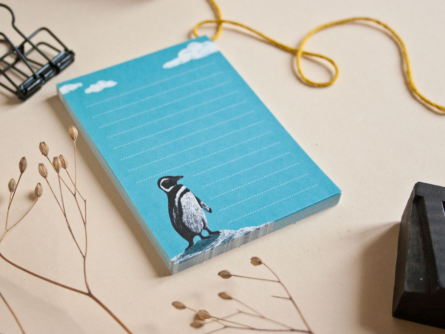 Notizblock A7 Pinguin