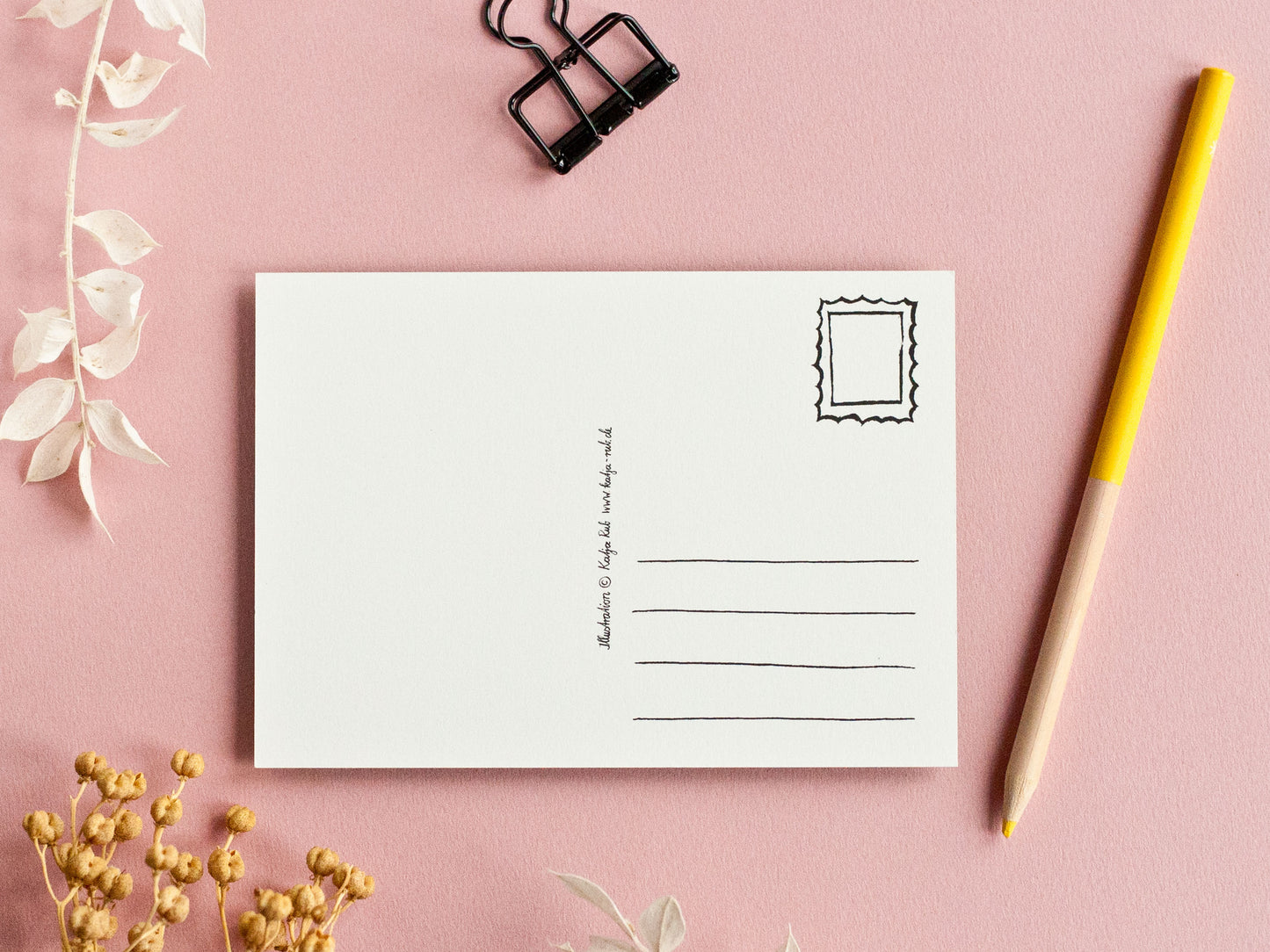 Rückseite Postkarte