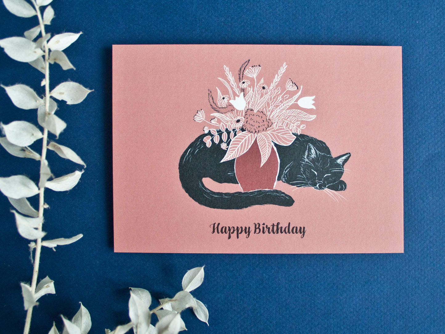 Geburtstagskartze Katze