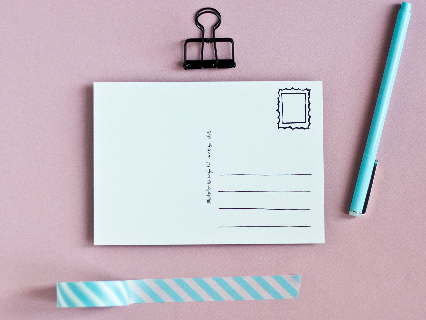 Postkarte Rotkehlchen