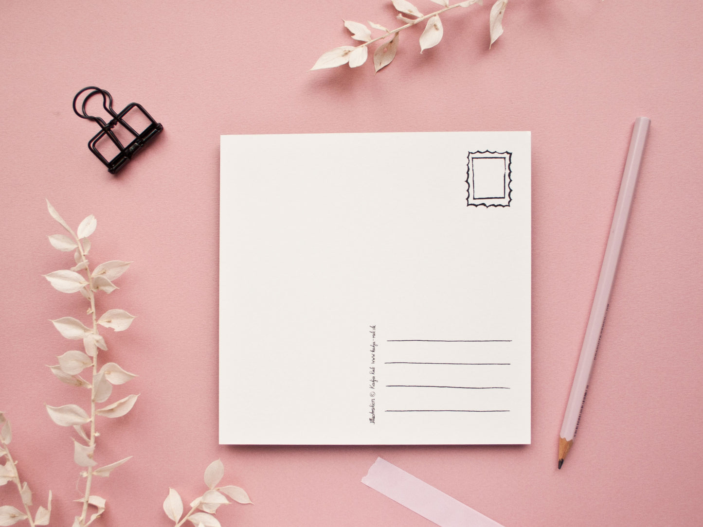 Rückseite Postkarte