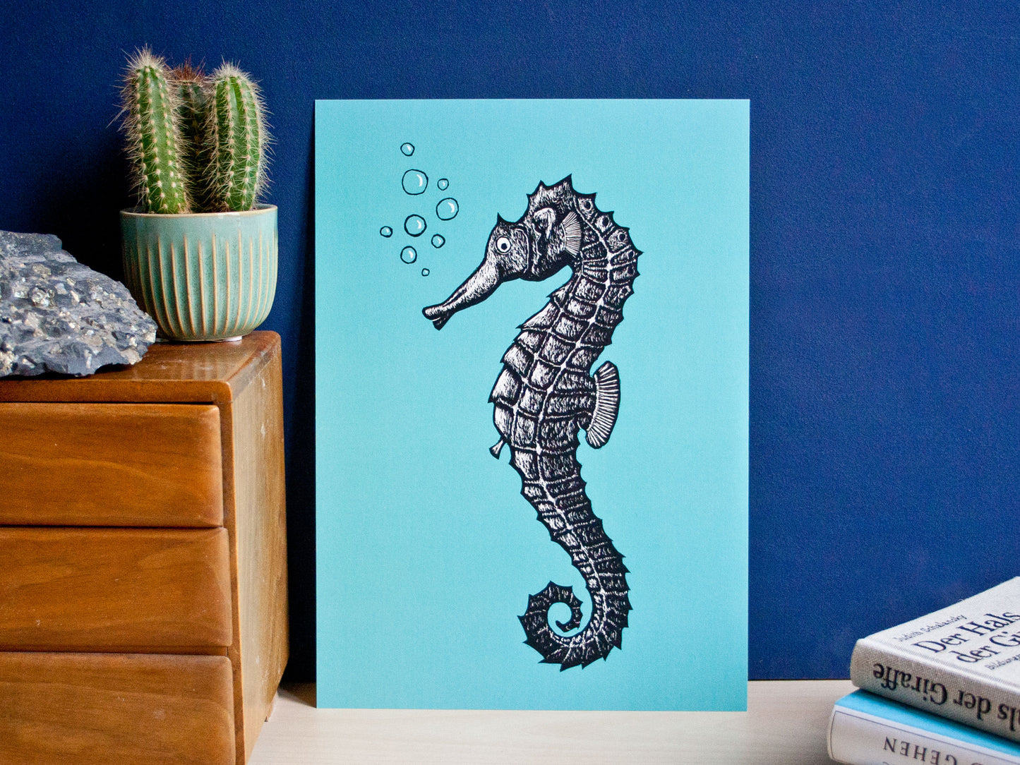 A4 Poster Seepferdchen