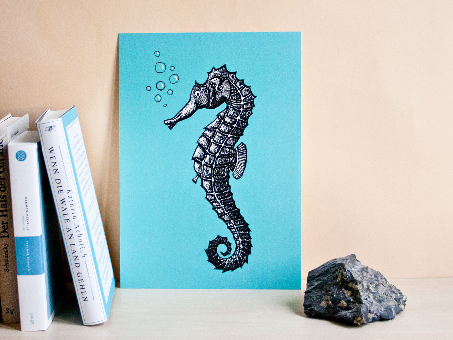 A4 Poster Seepferdchen