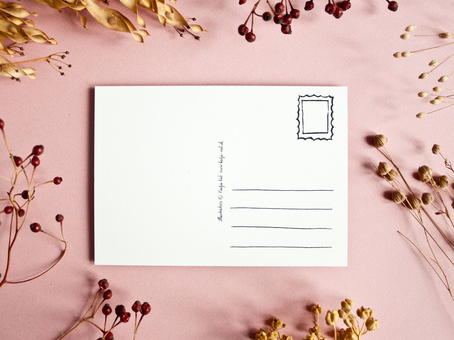 Postkarte Igel