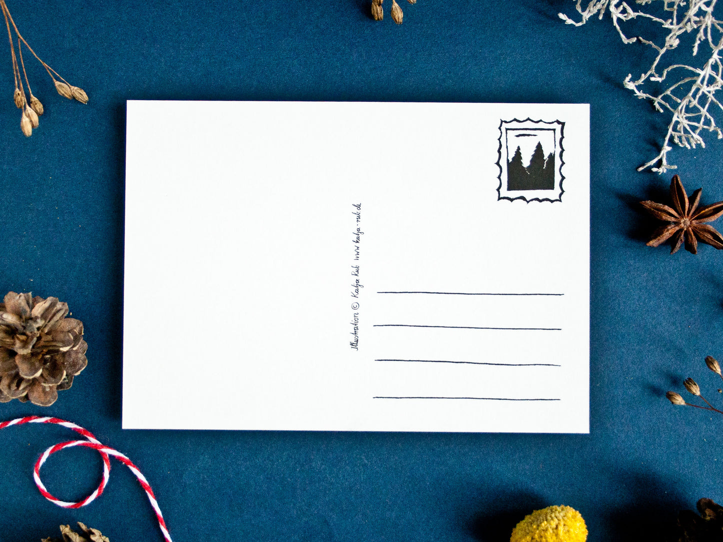 Rückseite Postkarte