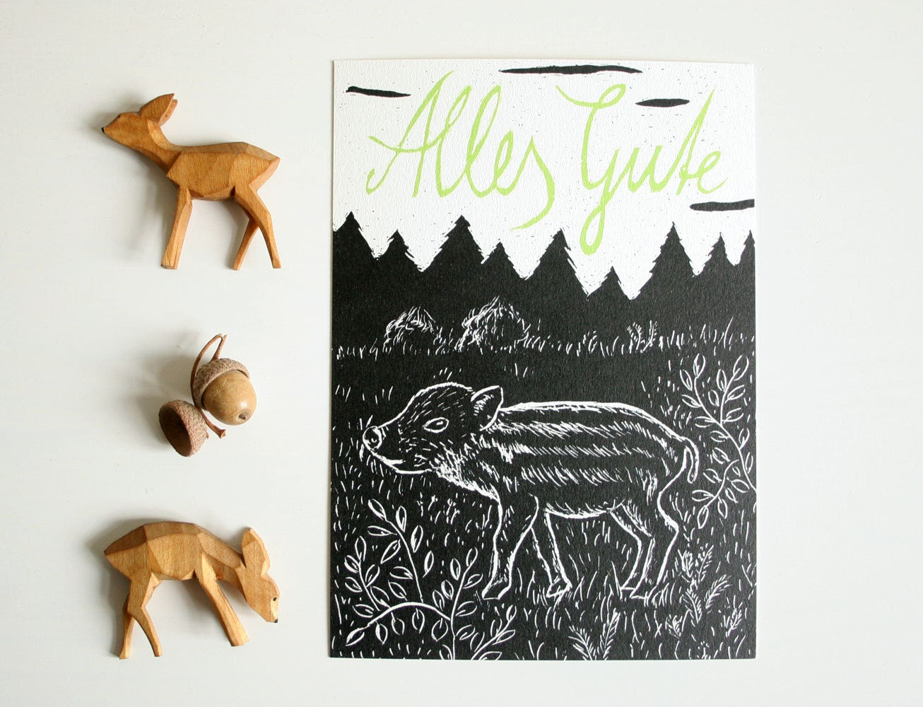 Postkarte A6 Frischling