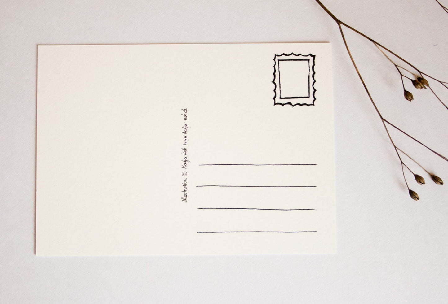 Postkarte A6 Elefant