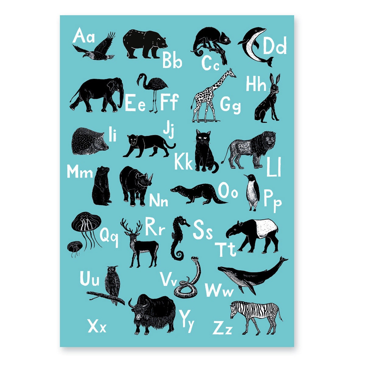 ABC Poster Tiere