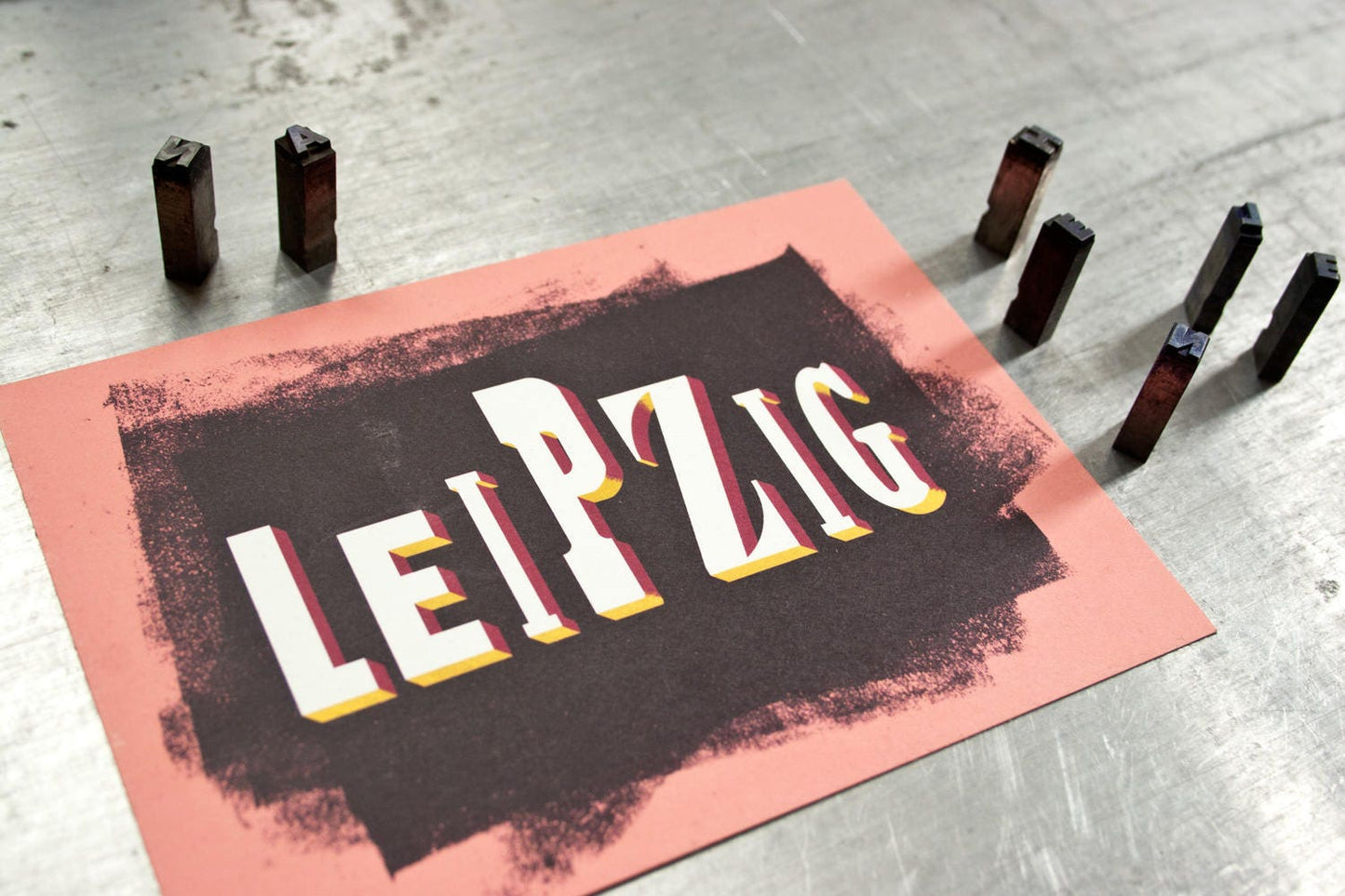 Postkarte Leipzig A6