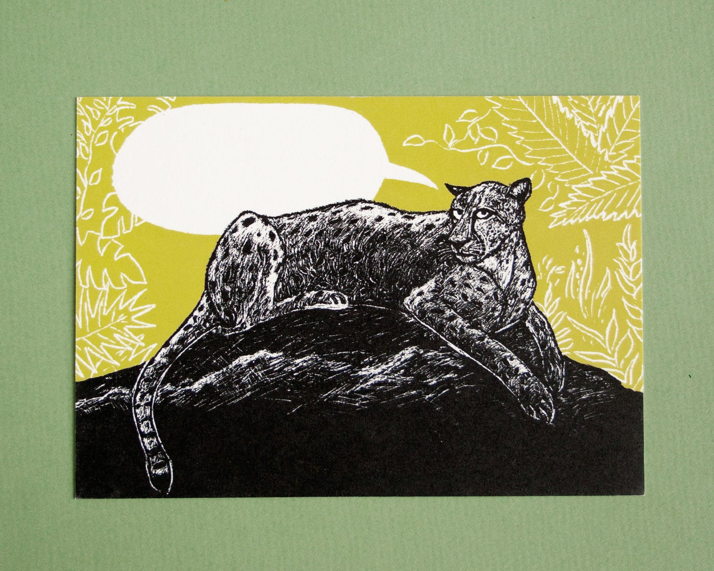 Postkarte A6 Gepard