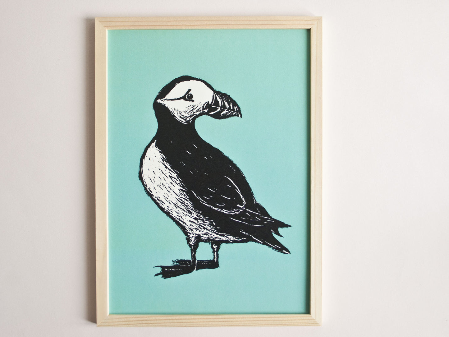 Poster A4 Papageientaucher