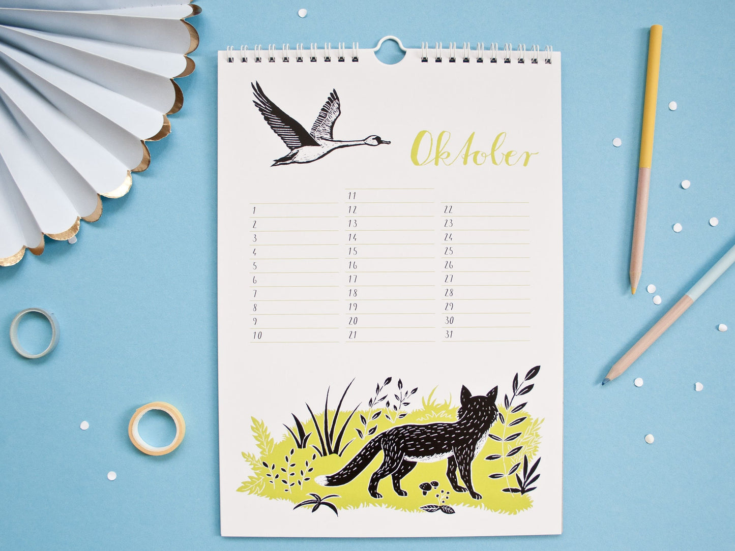 Geburtstagskalender Tiere