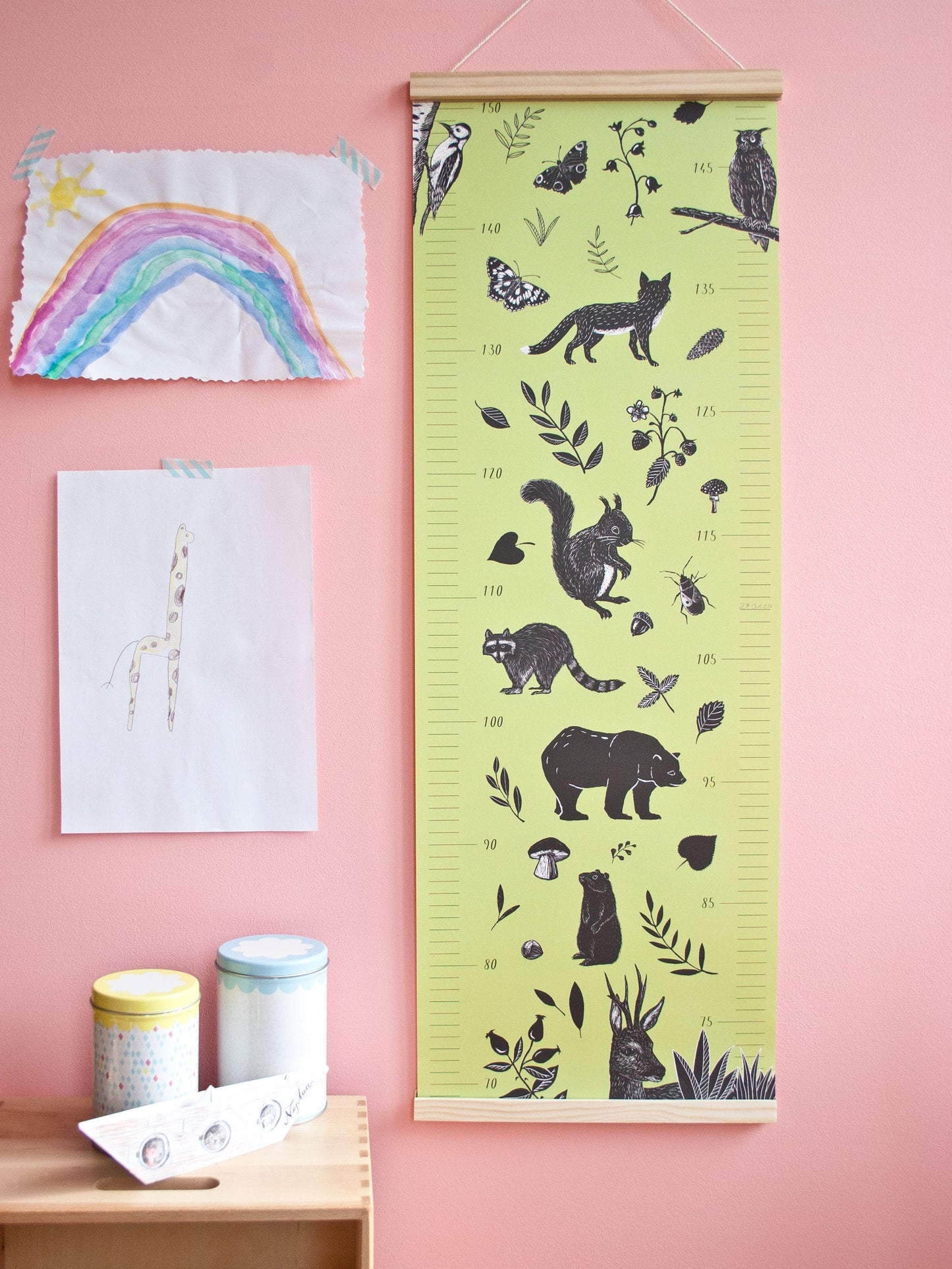Messlatte Tiere Wald