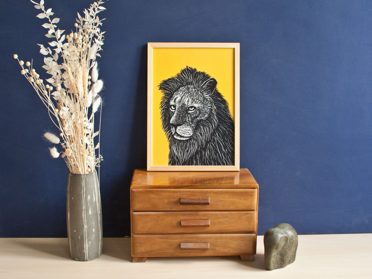 Poster A4 Löwe