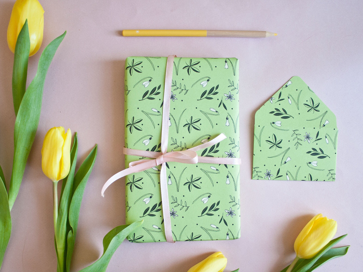 Geschenkpapier Frühling