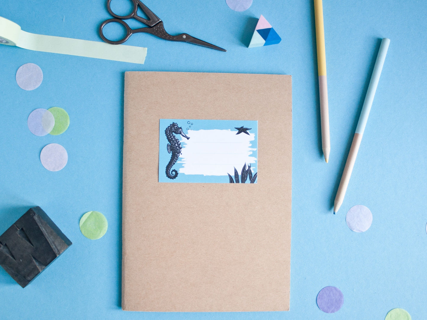 Aufkleber Seepferdchen