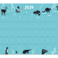 Wandkalender 2024 Tiere im A1 Format