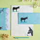 Briefpapier Set Esel