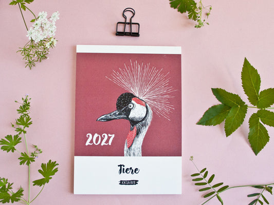 Tierkalender 2027 im A5 Format