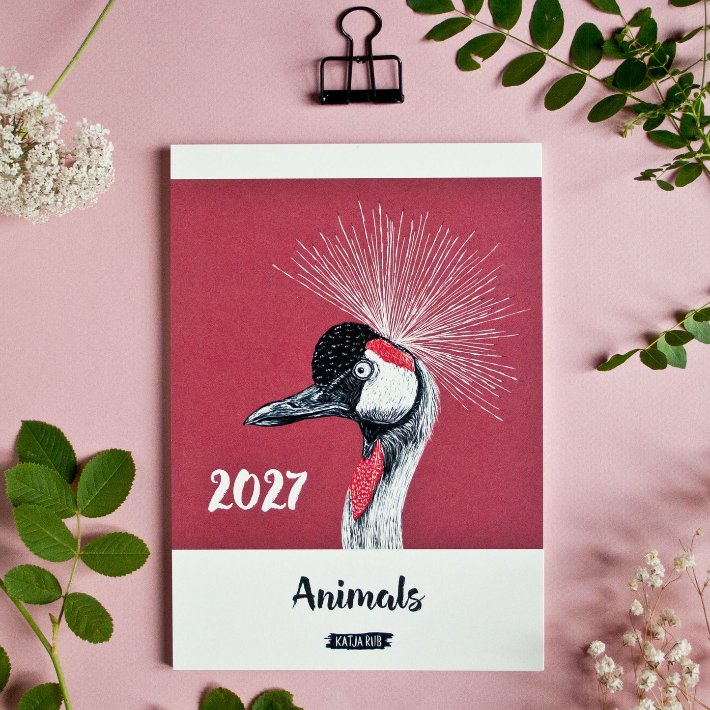Tierkalender 2027 im A5 Format