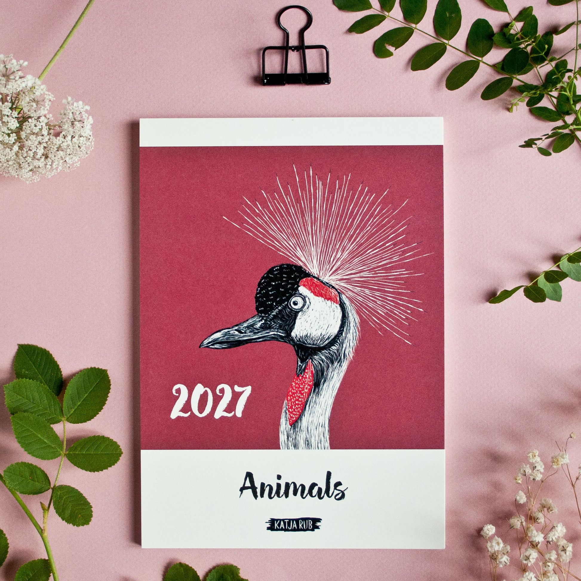 Tierkalender 2027 im A5 Format