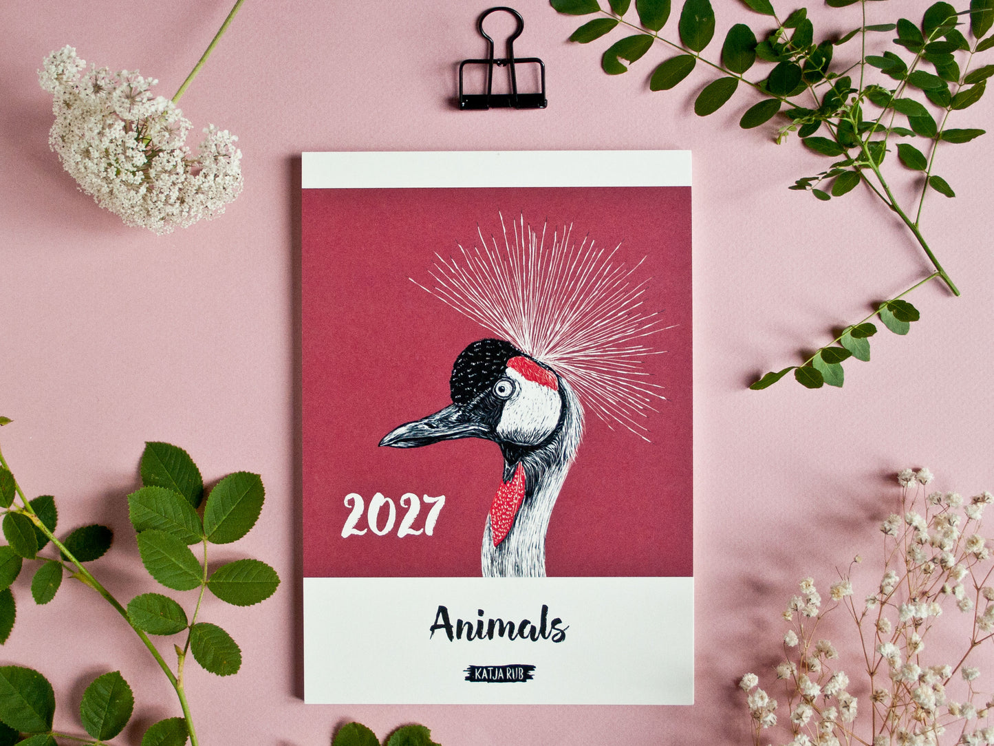 Tierkalender 2027 im A5 Format
