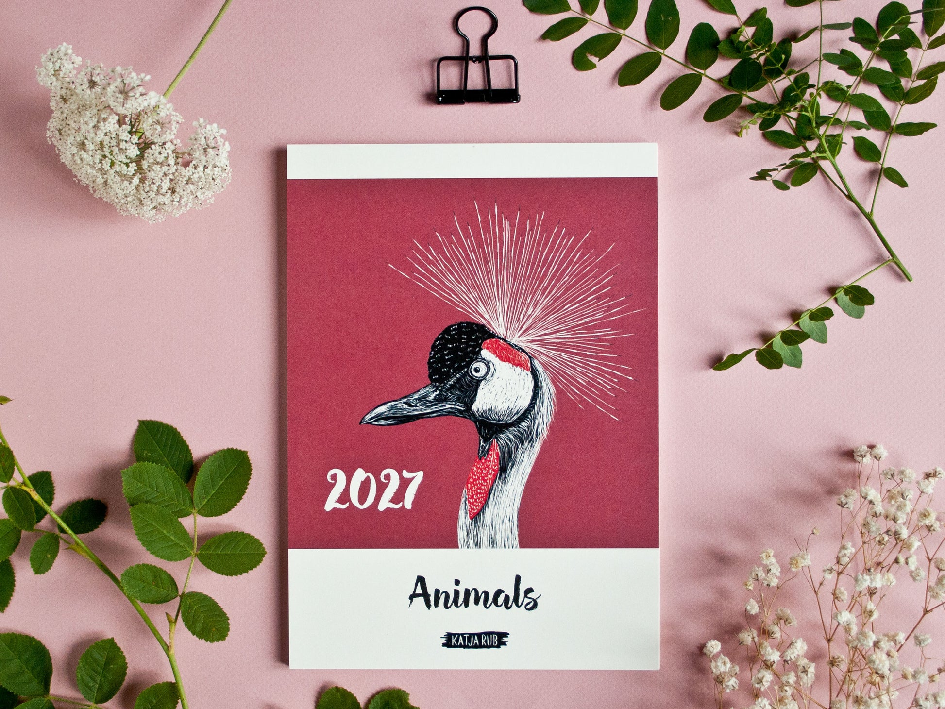 Tierkalender 2027 im A5 Format