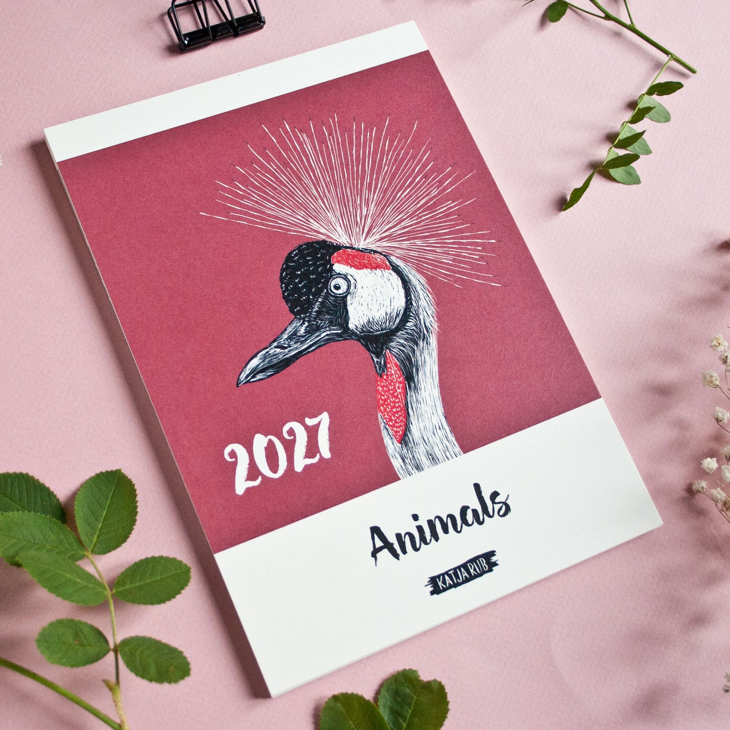 Tierkalender 2027 im A5 Format