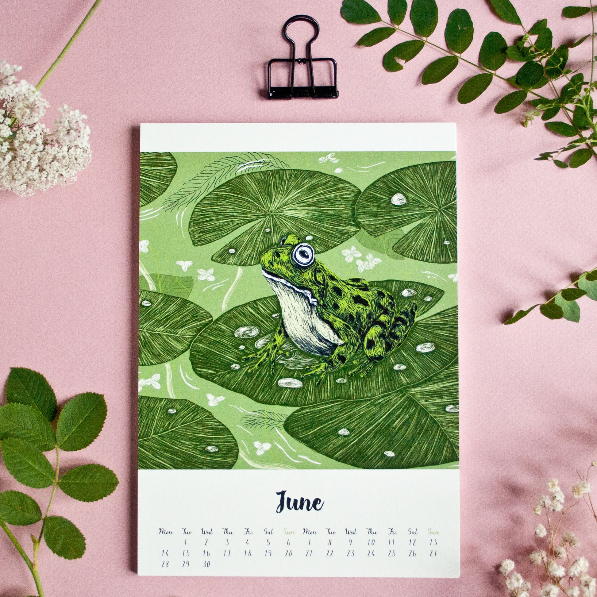 Tierkalender 2027 im A5 Format