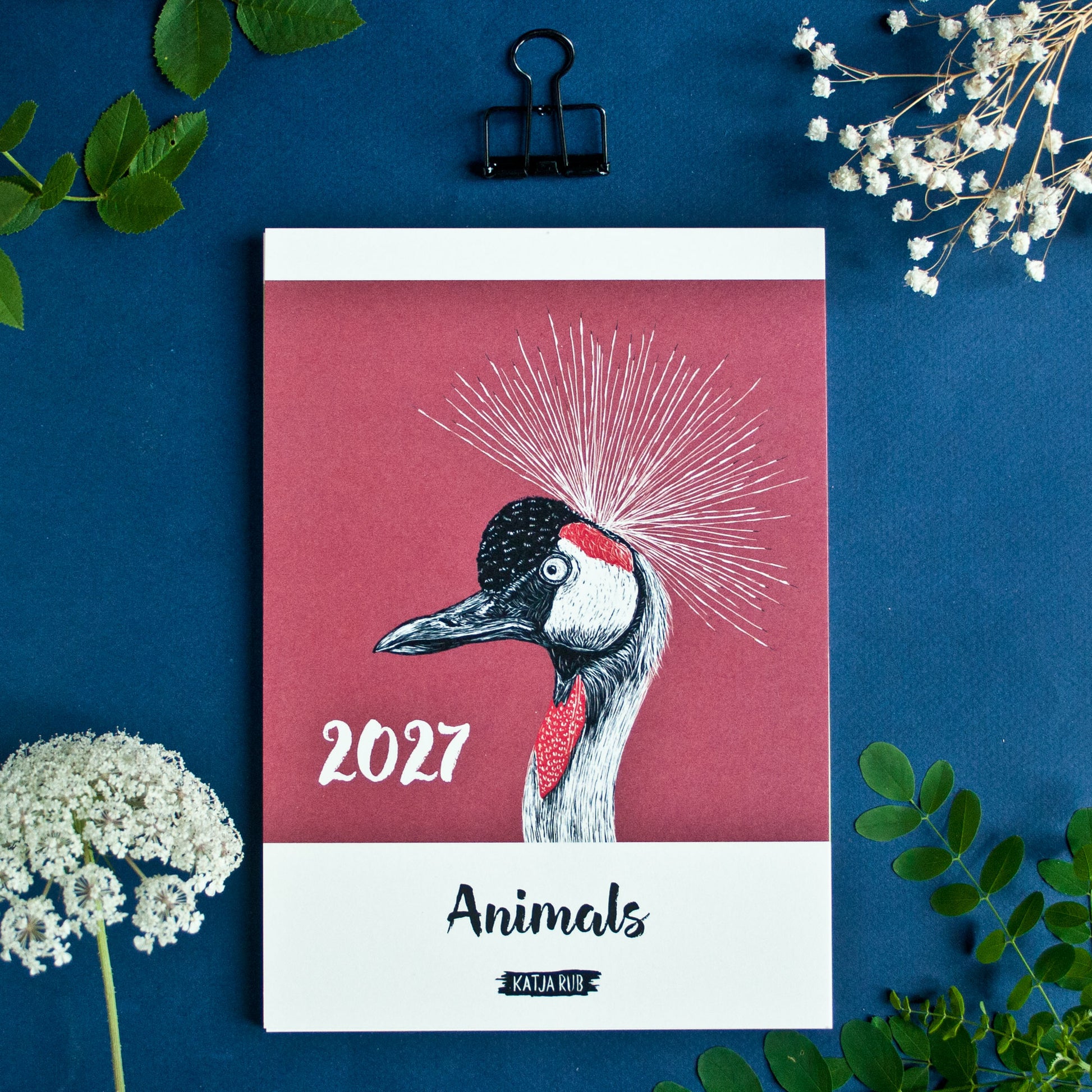 Tierkalender 2027 im A5 Format