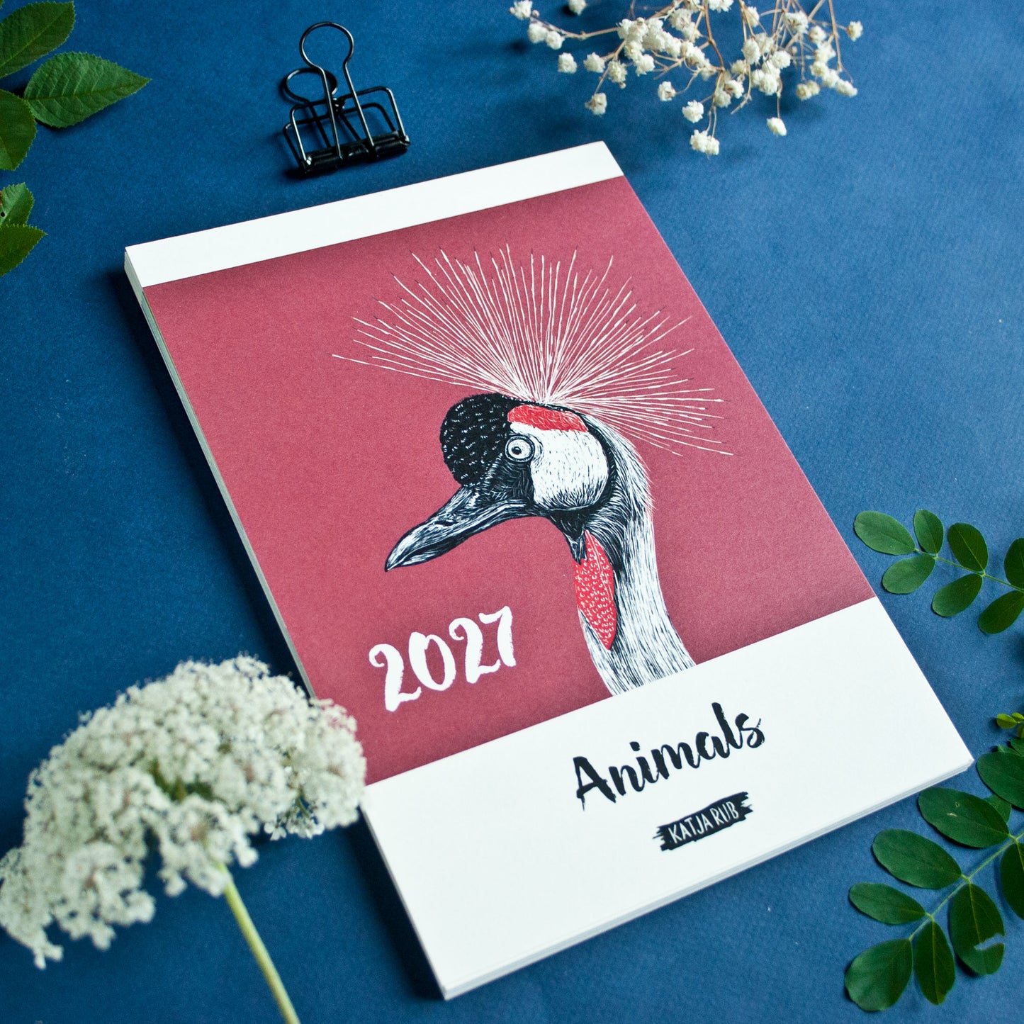 Tierkalender 2027 im A5 Format