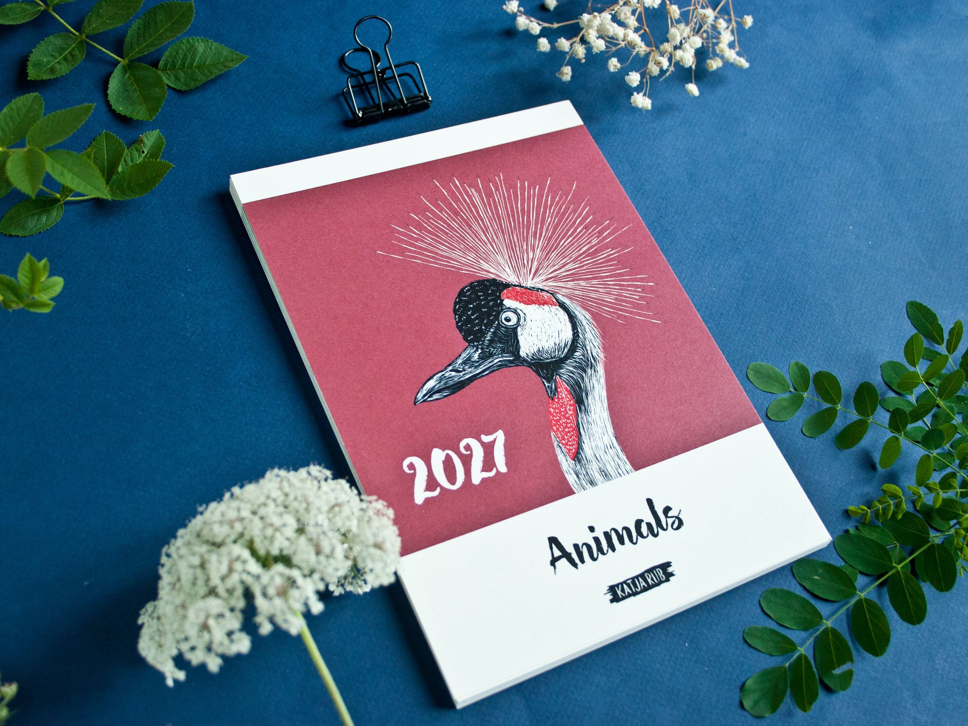 Tierkalender 2027 im A5 Format