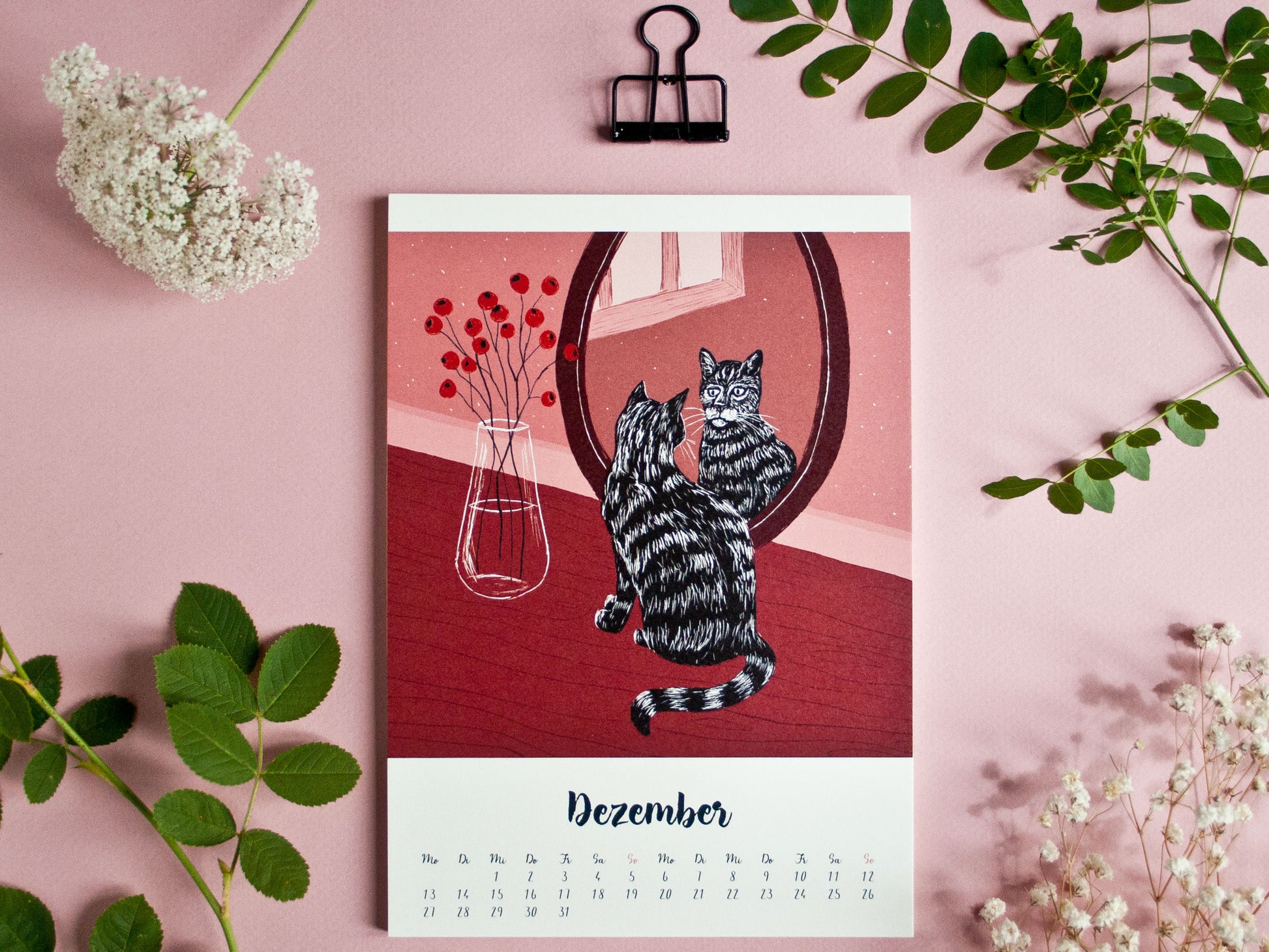 Katzenkalender 2027 im A5 Format