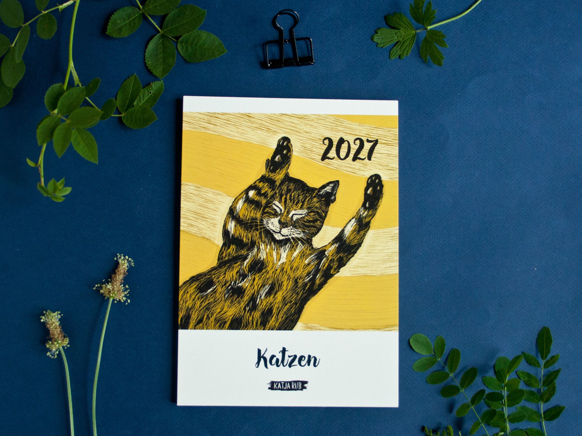 Katzenkalender 2027 im A5 Format