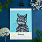 Katzen Kalender 2027 im A5 Format (englisches Kalendarium)