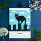 Katzen Kalender 2027 im A5 Format (englisches Kalendarium)
