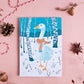 Adventskalender Postkarte Gans A6