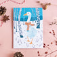 Adventskalender Postkarte Gans A6