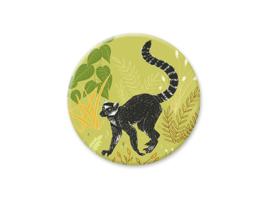 Runder Magnet Lemur