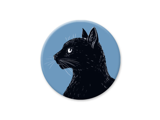 Runder Magnet Katze