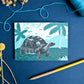 Postkarte A6 Schildkröte