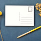 Postkarte Pferd A6 Rückseite
