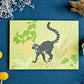 Lemur Postkarte im A6 Format