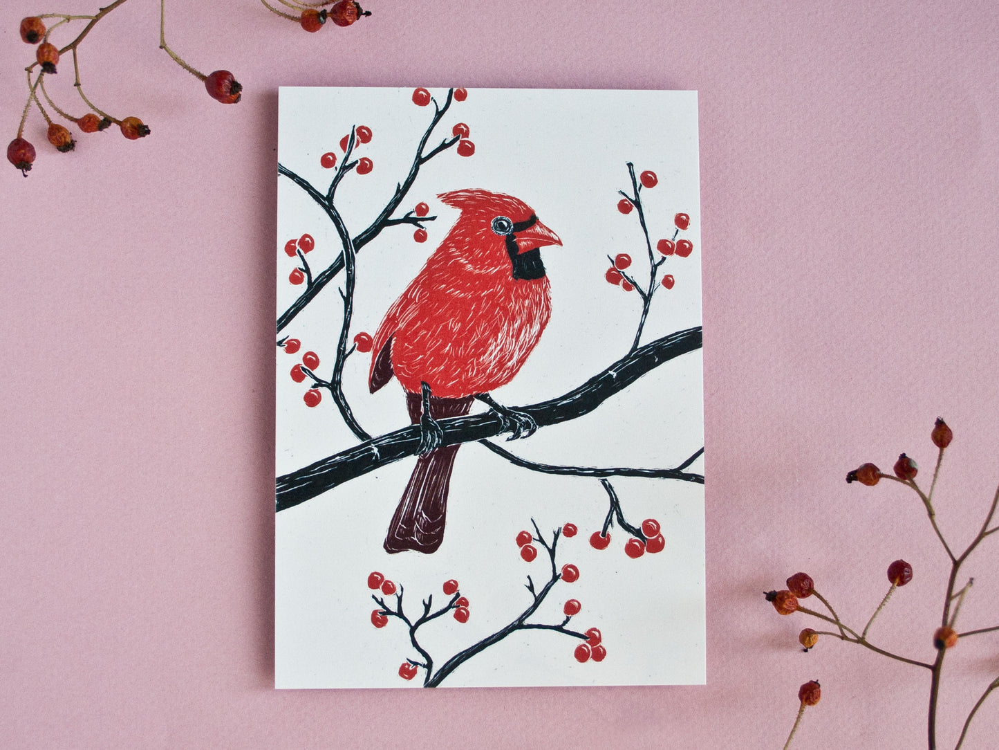 Postkarte A6 Kardinal